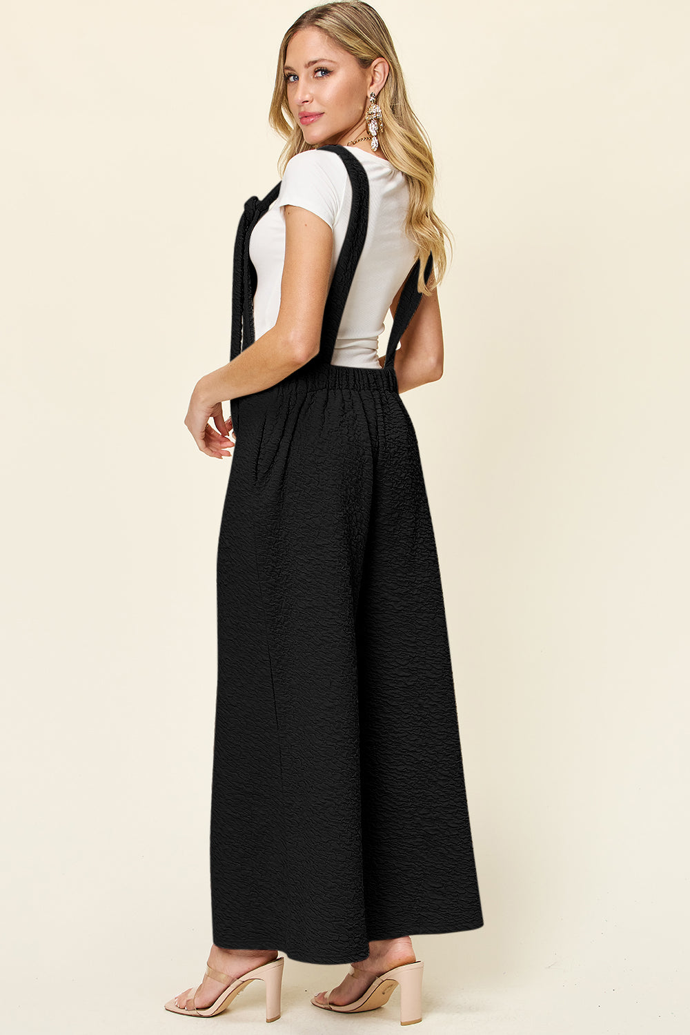 Sleeveless Wide Leg Jumpsuit