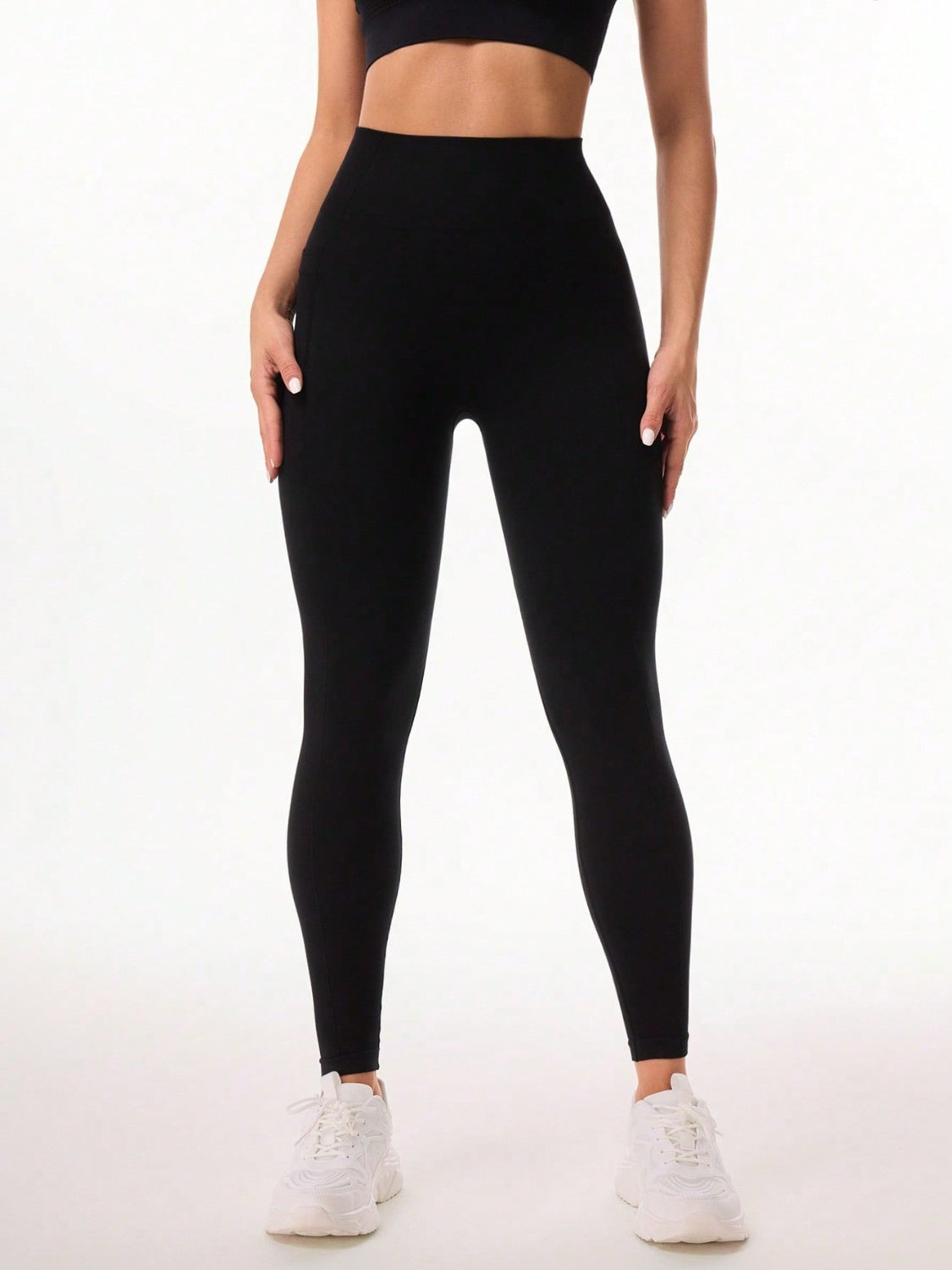 High-Waist Leggings with Pockets - Workout & Lounge