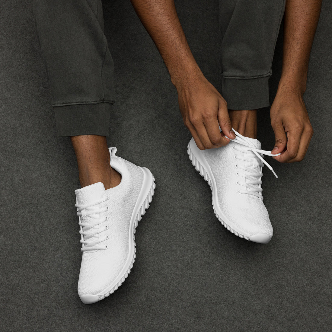 Men’s White Athletic Shoes