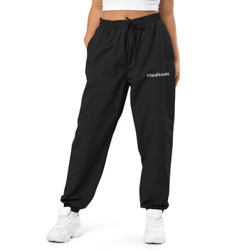Recycled Tracksuit Trousers Black