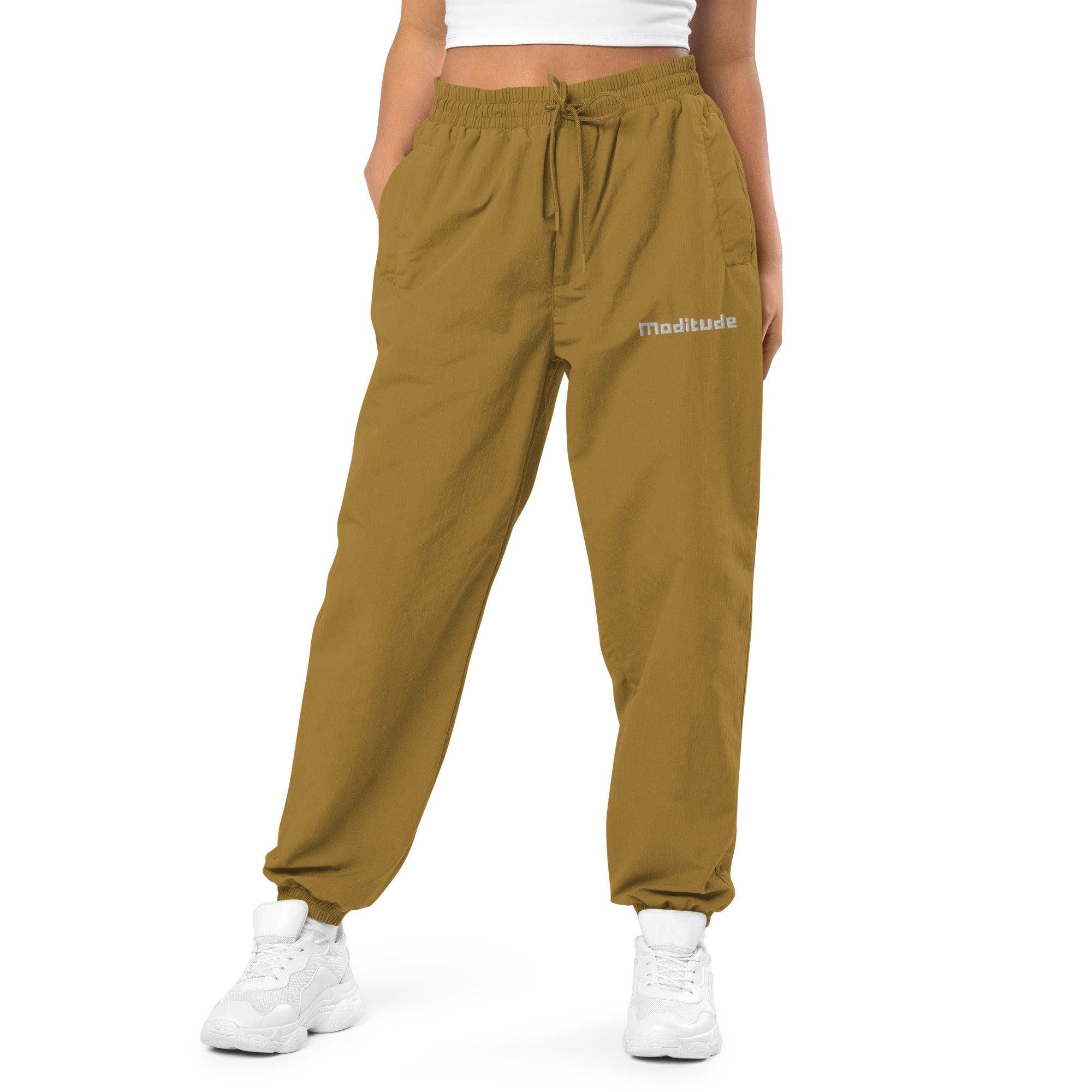 Recycled Tracksuit Trousers Olive