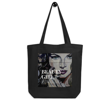 Beauty Girl Graphic Tote Bag