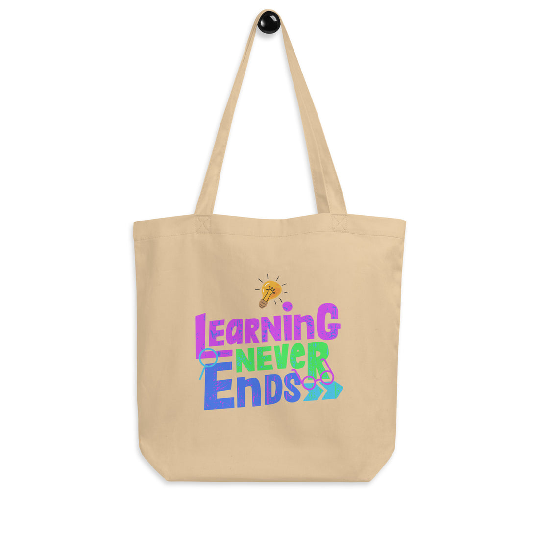 Learning Never Ends Tote Bag