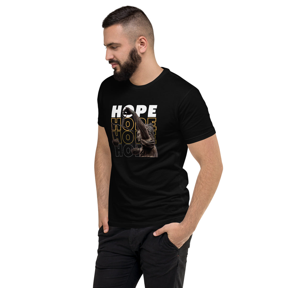 Black and white Hope T-shirt