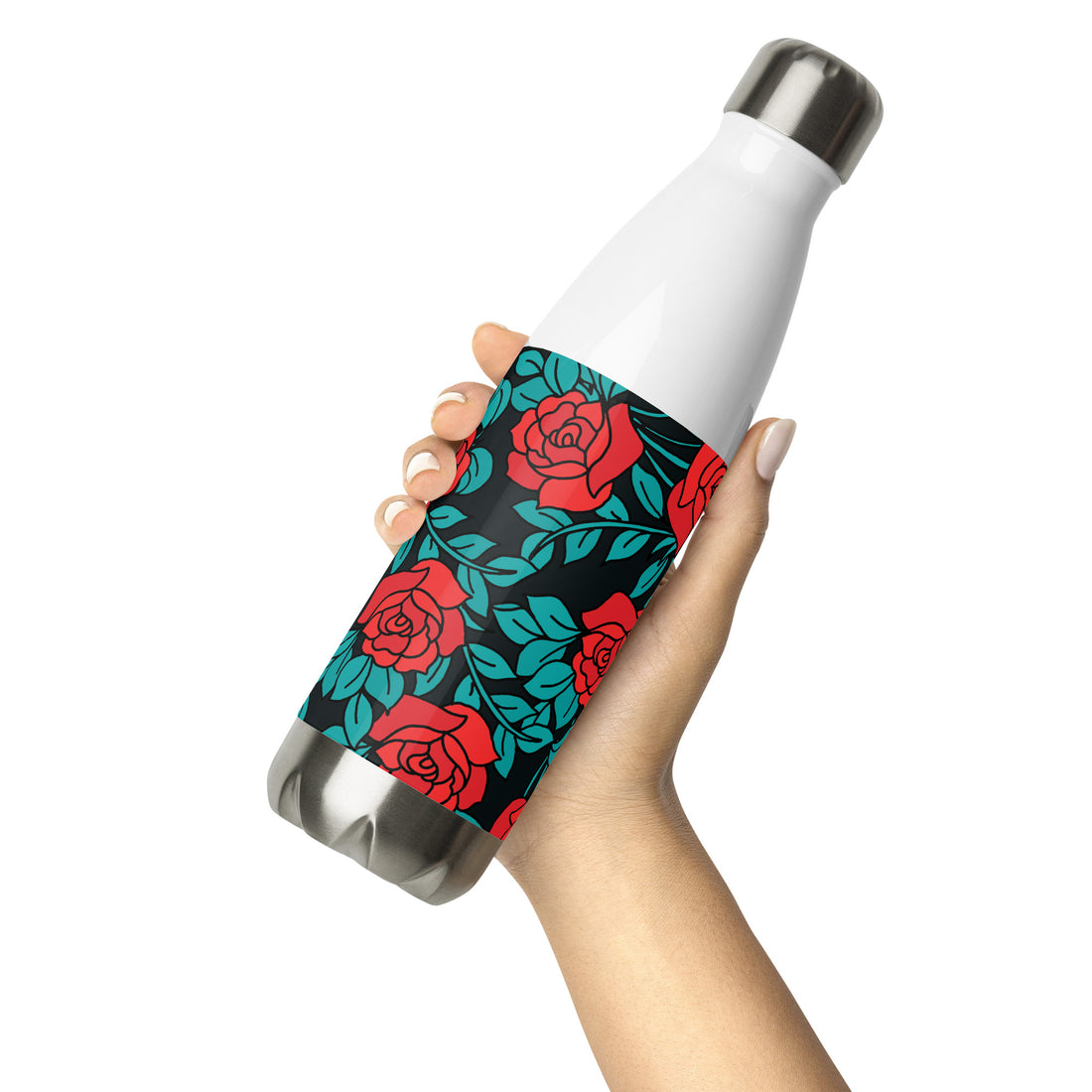 Rose Stainless Steel Water Bottle