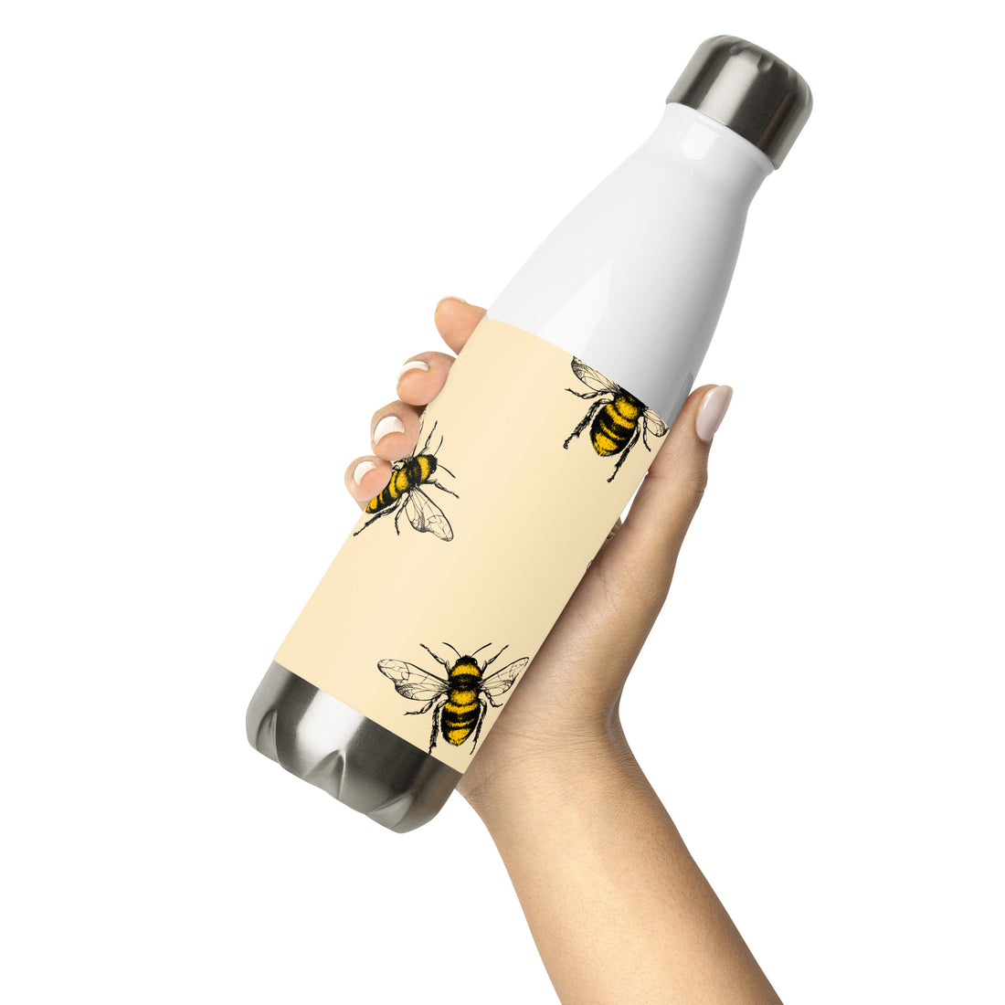 Bees Stainless Steel Water Bottle