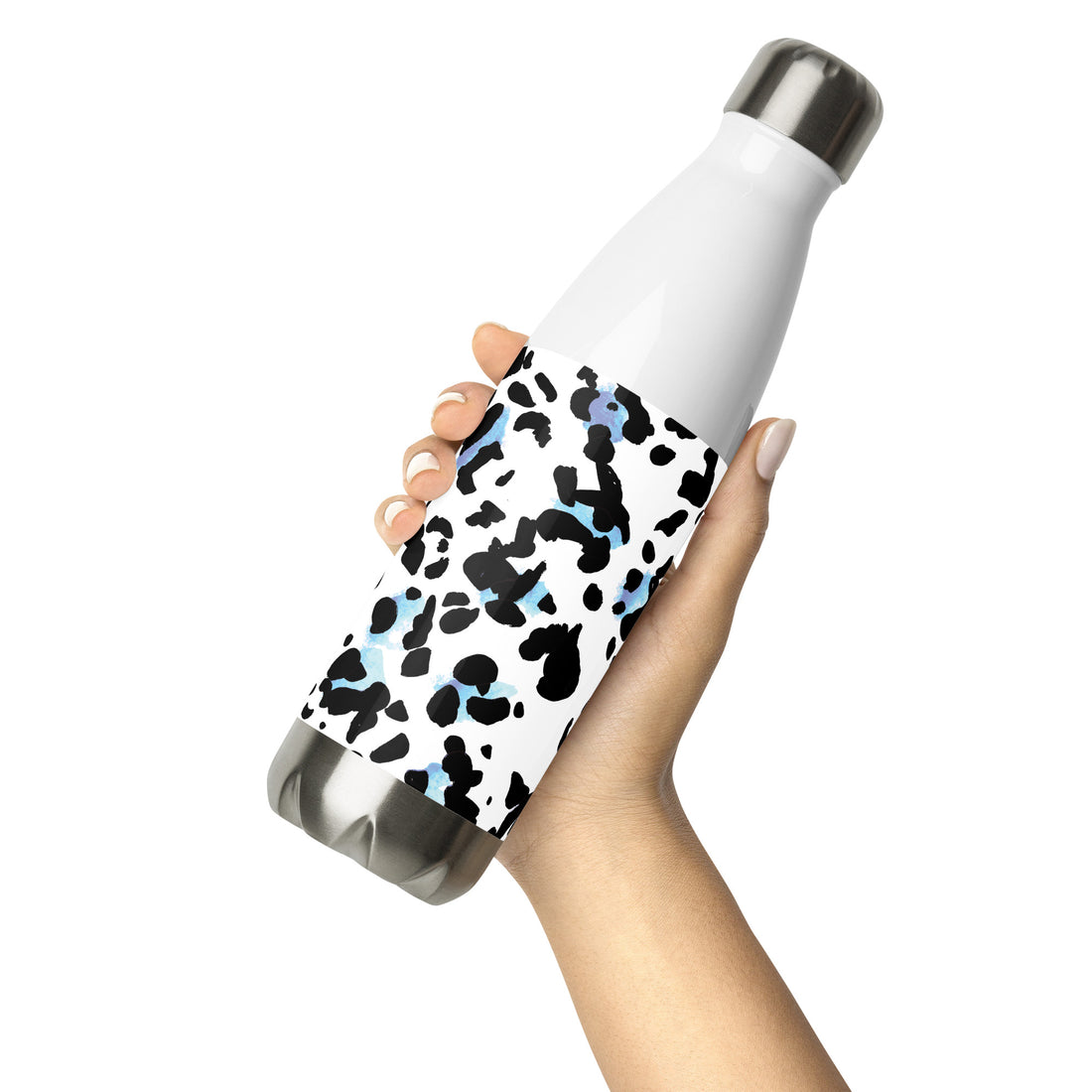Monochrome Stainless Steel Water Bottle
