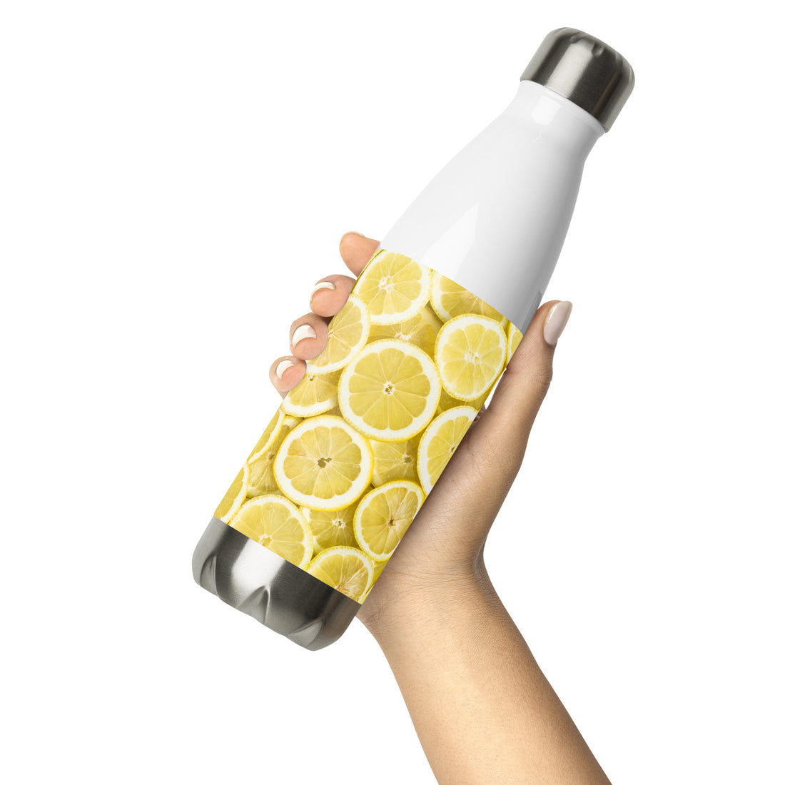 Fresh Lemon Stainless Steel Water Bottle