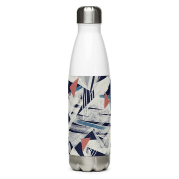 Hype Abstract Stainless Steel Water Bottle