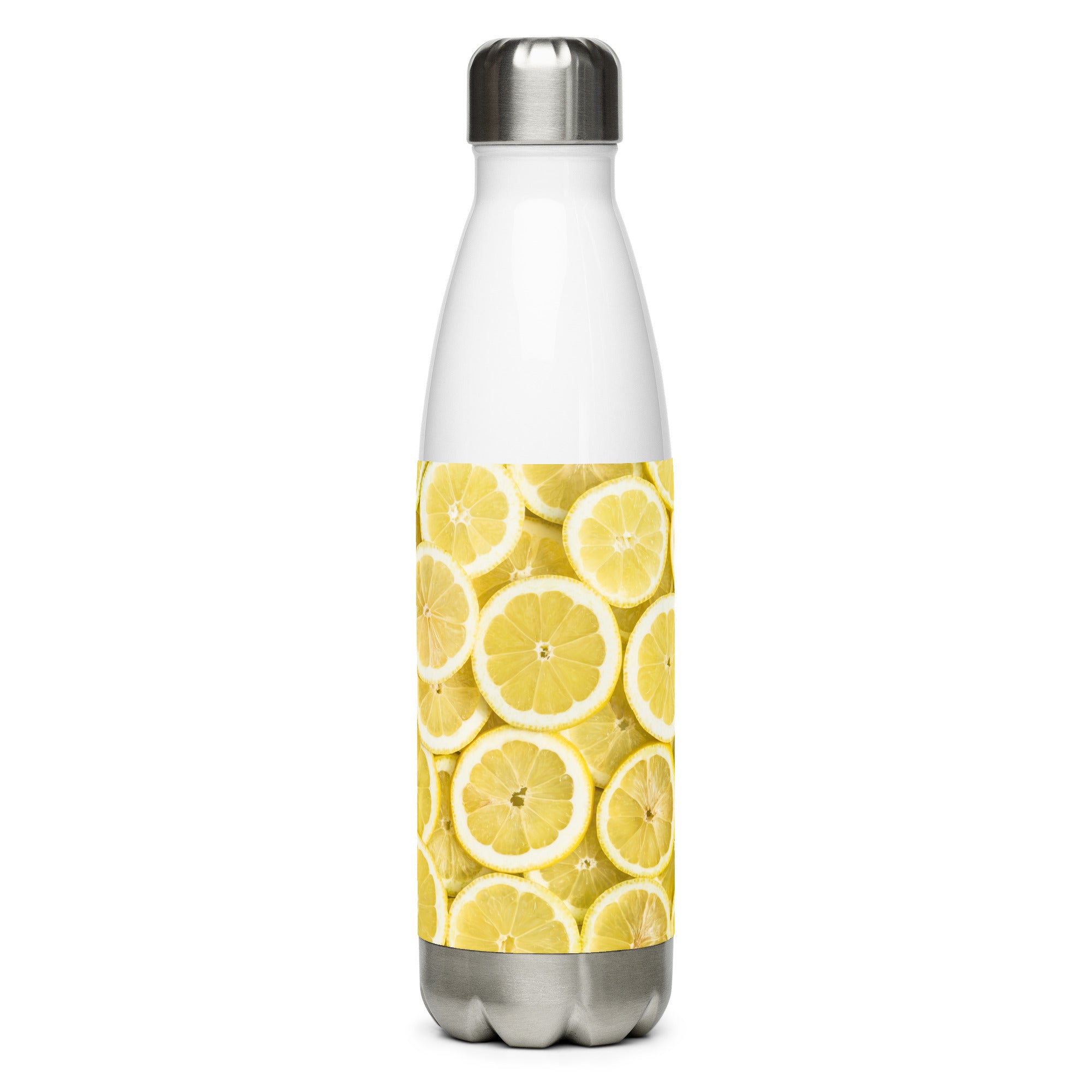 Fresh Lemon Stainless Steel Water Bottle