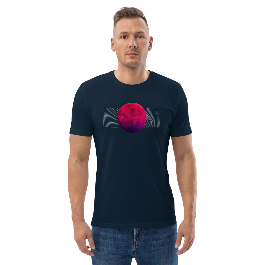 Geometric Graphic Cotton T-shirt