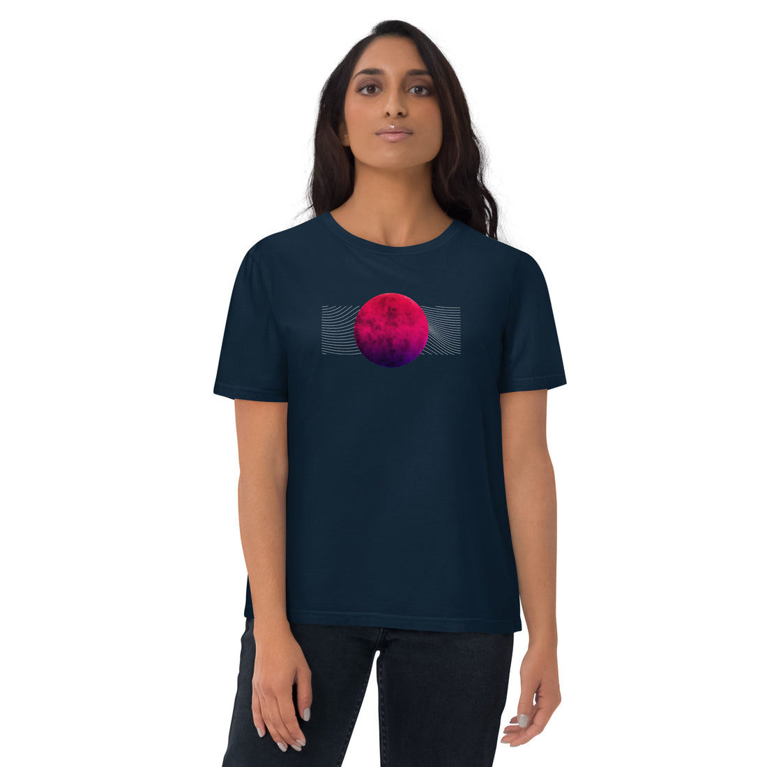 Geometric Graphic Cotton T-shirt