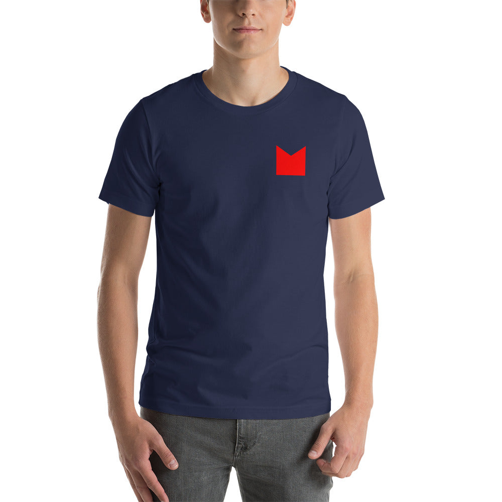 Red Small M Logo T-shirt