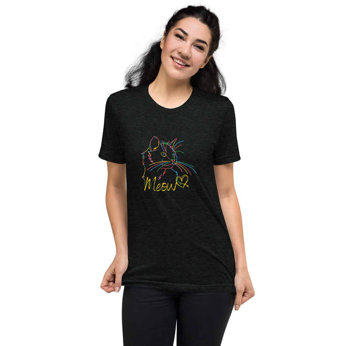 Cat Meow Graphic T-shirt