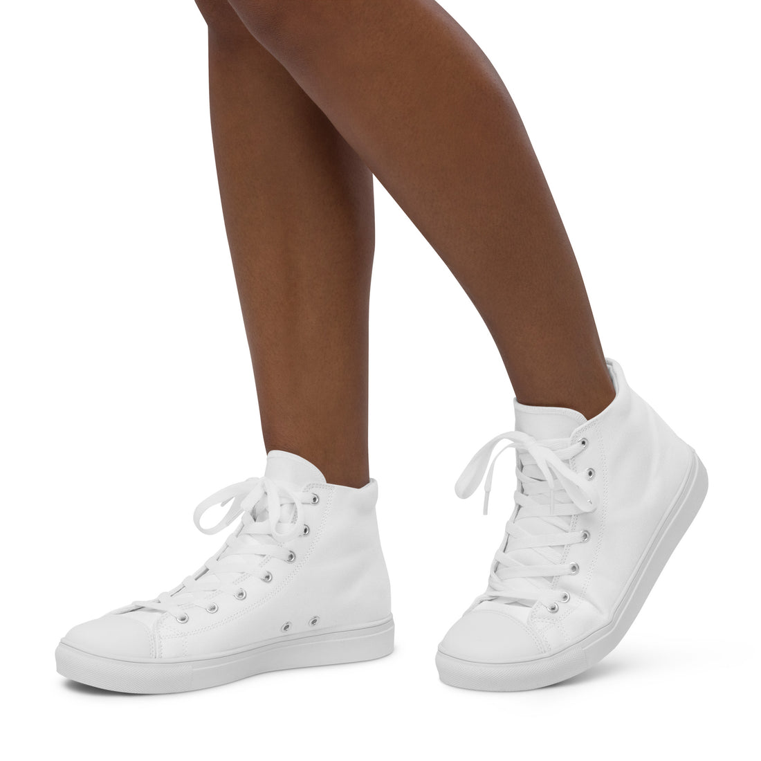 White High Top Canvas Shoes