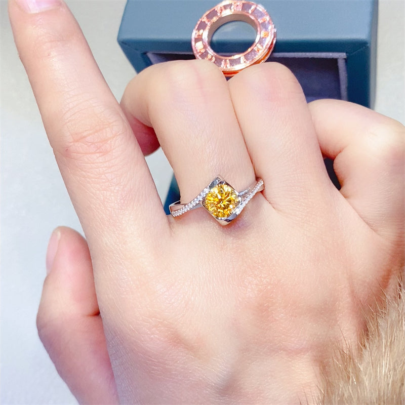 Moissanite 925 Sterling Silver Ring Main image