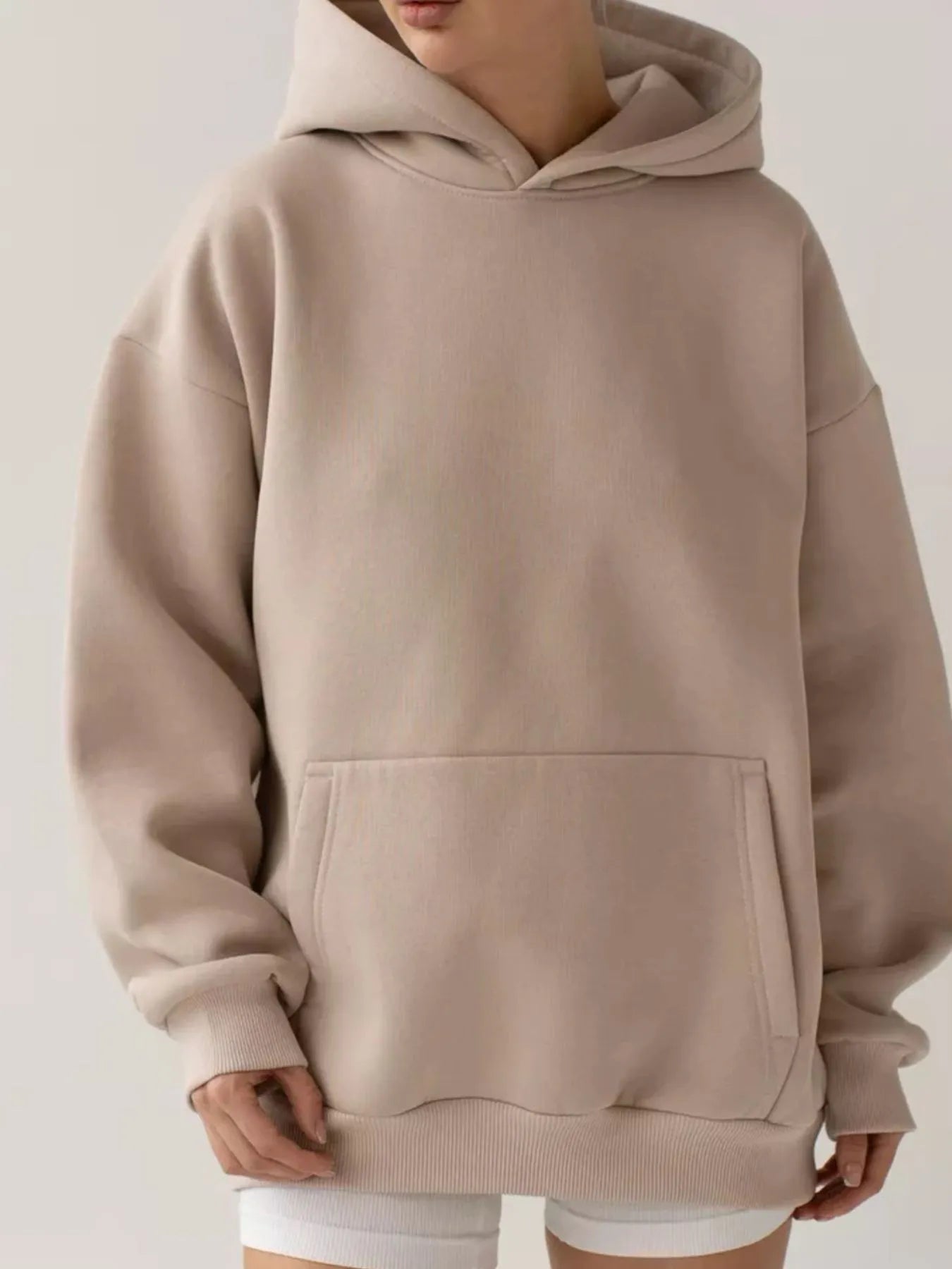 Kangaroo Pocket Long Sleeve Hoodie Secondary image