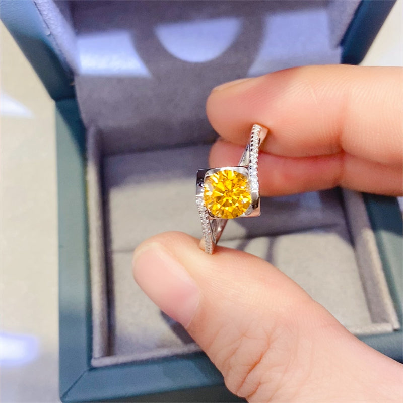 Moissanite 925 Sterling Silver Ring