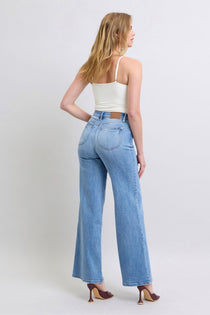 Wide Leg Jeans with Pockets