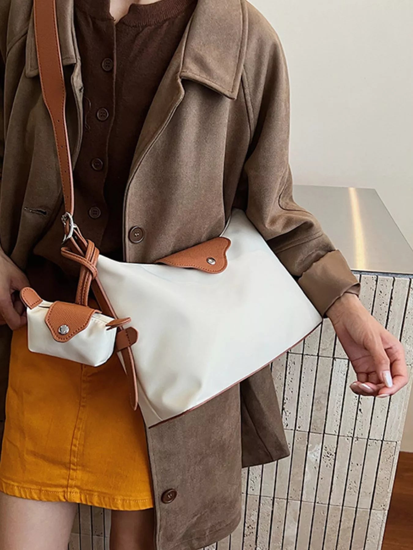 Hobo Crossbody Bag with Coin Purse Secondary image