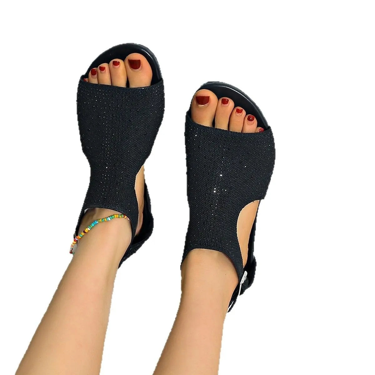 Open Toe Wedge Sandals Secondary image
