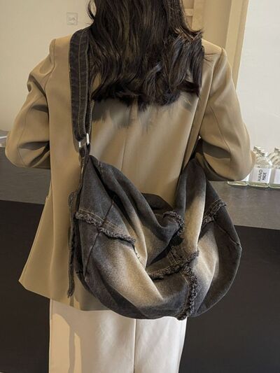 Raw Hem Gradient Crossbody Bag Secondary image