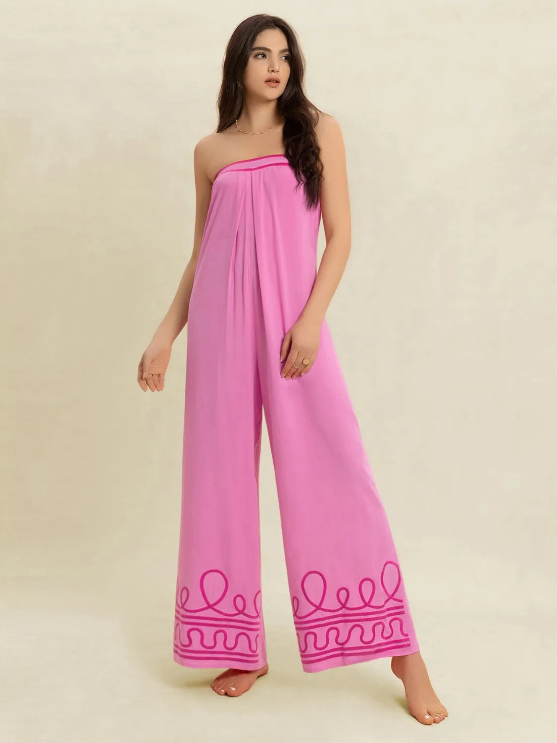 Wide Leg Tube Jumpsuit Secondary image