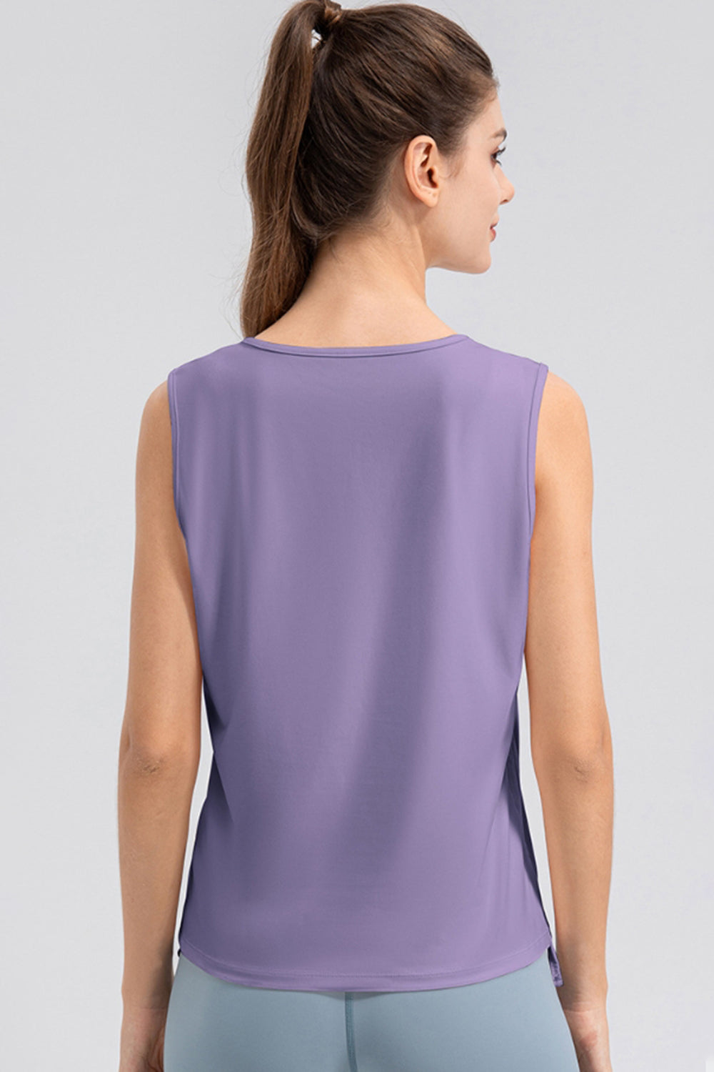 Notched Wide Strap Active Tank Secondary image