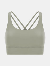 Crisscross Scoop Neck Active Tank