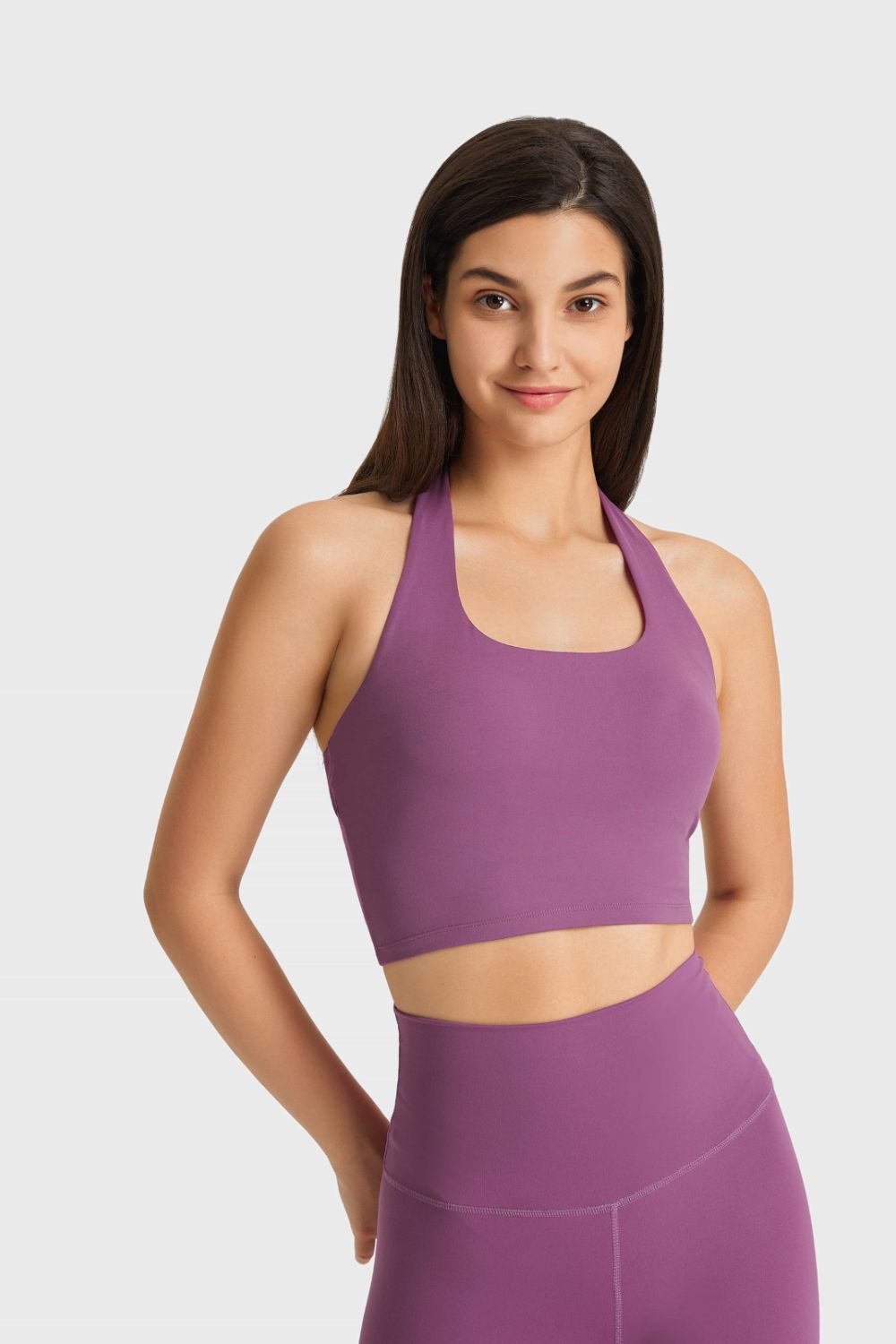 Breathable Halter Neck Sports Bra Main image