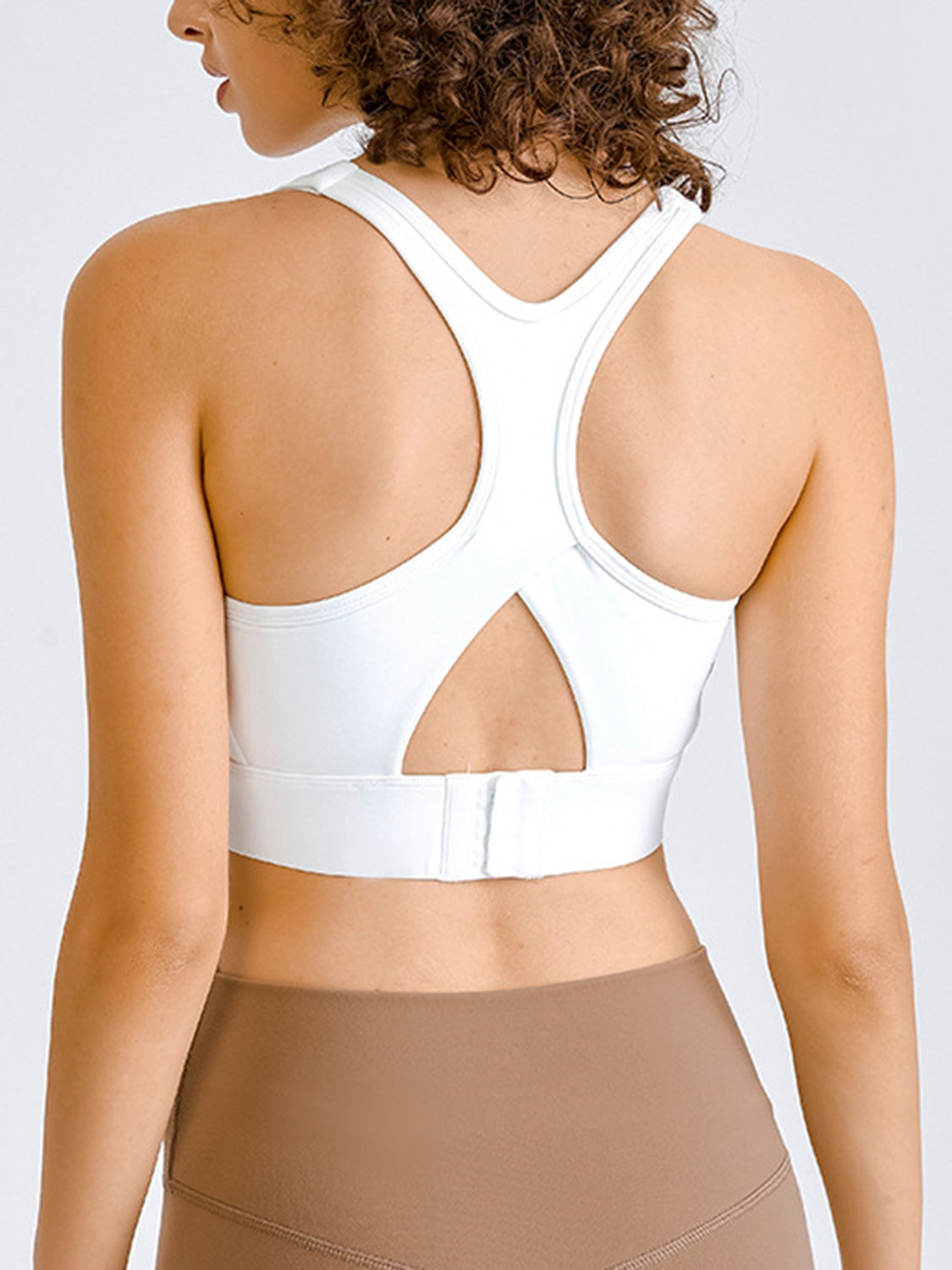 Square Neck Racerback Cropped Tank Secondary image