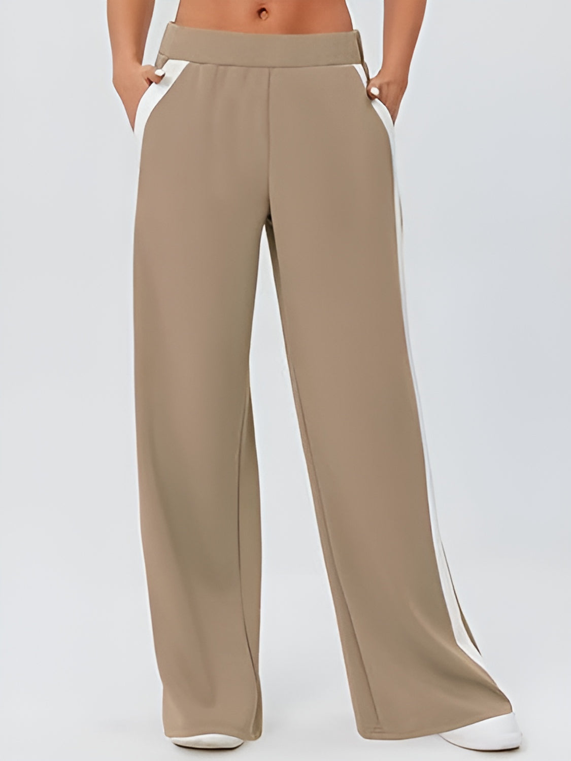 Side Striped Wide Leg Pants Main image