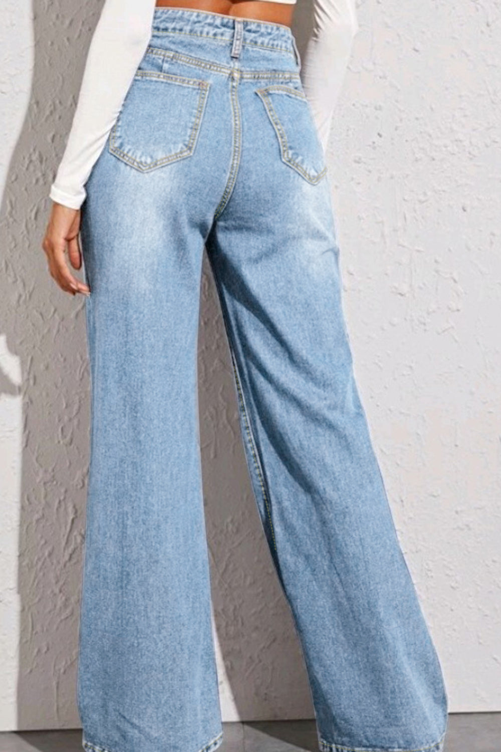 High Waist Wide Leg Jeans Secondary image