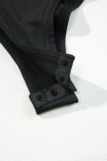 Eyelet Lace Long Sleeve Bodysuit - Semi-Sheer & Flirty