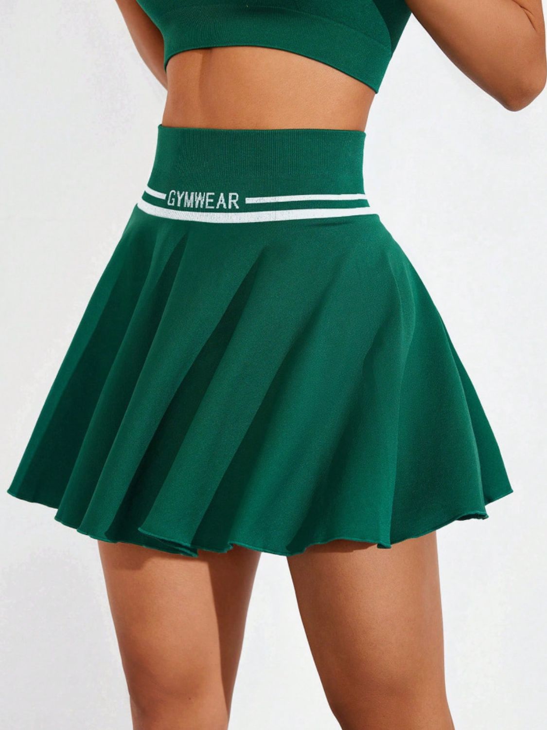 Ruched High Waist Mini Active Skirt Secondary image