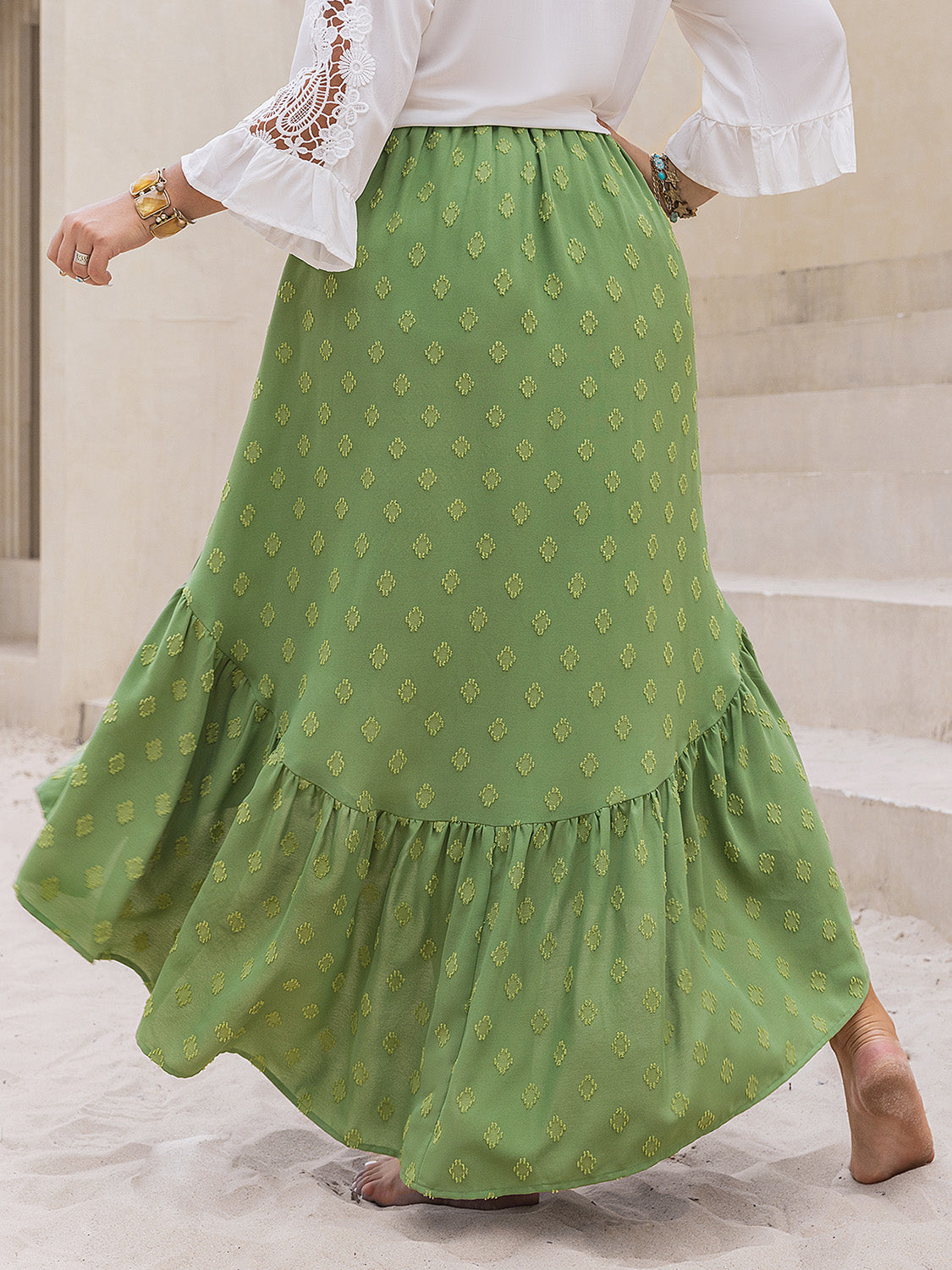 Plus Size High-Low Skirt Secondary image