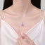 Moissanite Zircon 925 Sterling Silver Necklace