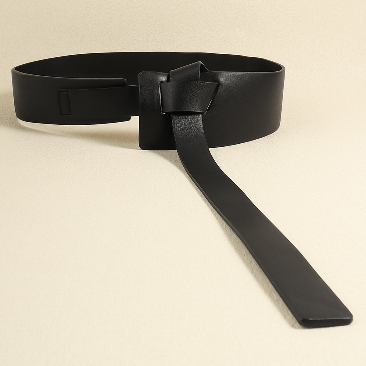 Knot Detail Vegan Leather Belt Secondary image