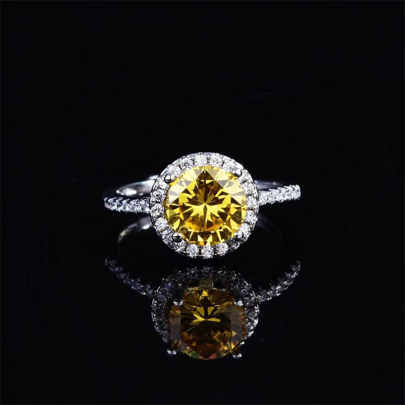 Moissanite 925 Sterling Silver Ring Secondary image