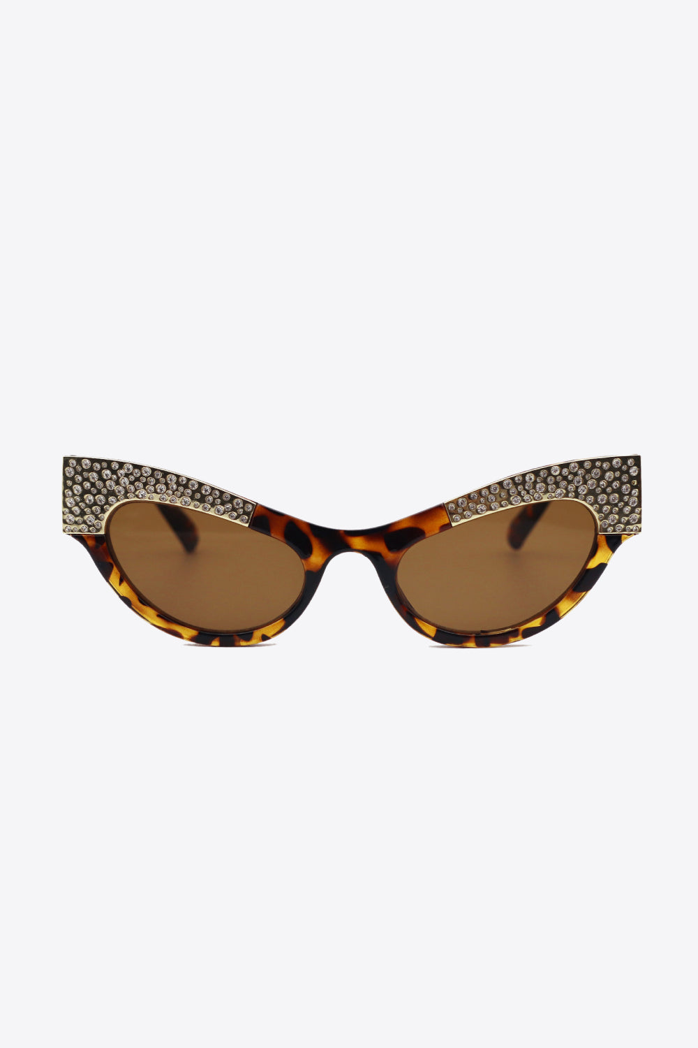 UV400 Rhinestone Trim Cat-Eye Sunglasses Secondary image