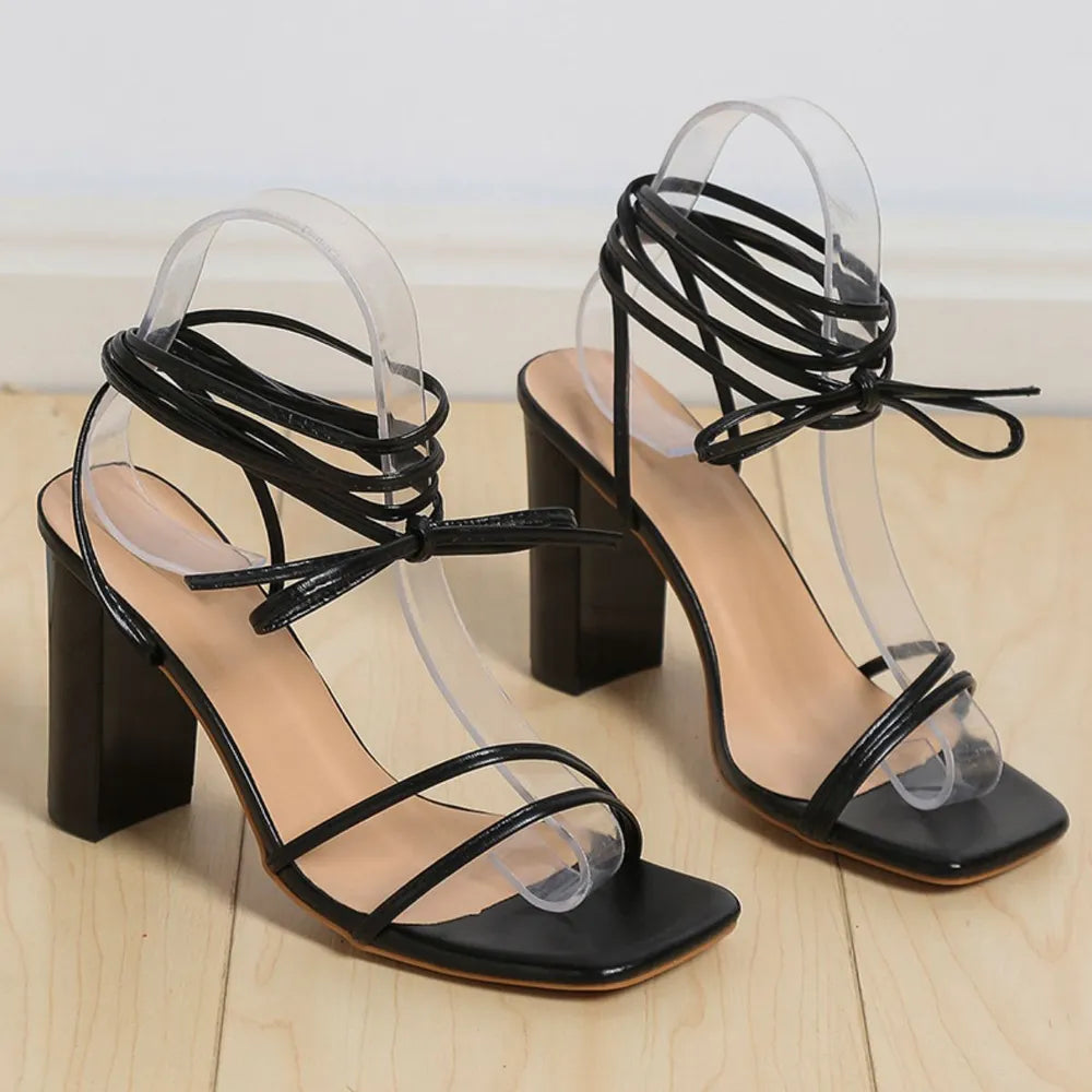 Open Toe Block Heels Sandals Secondary image