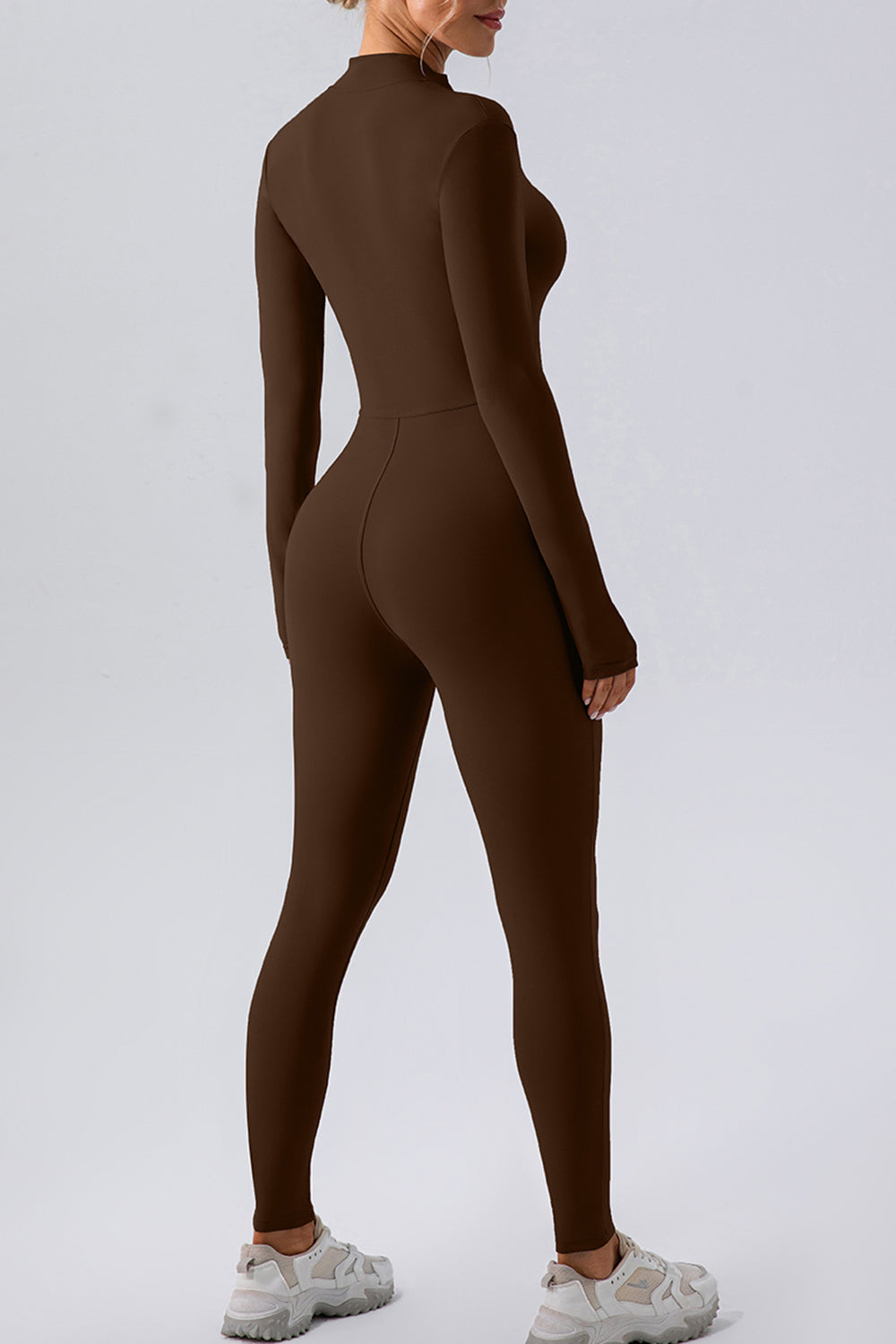 Half Zip Mock Neck Active Jumpsuit Secondary image