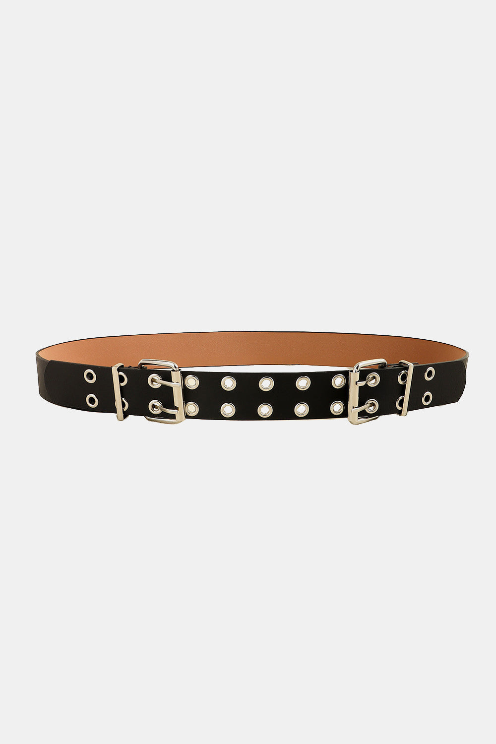 Vegan Leather Two Row Eyelet Belt Secondary image