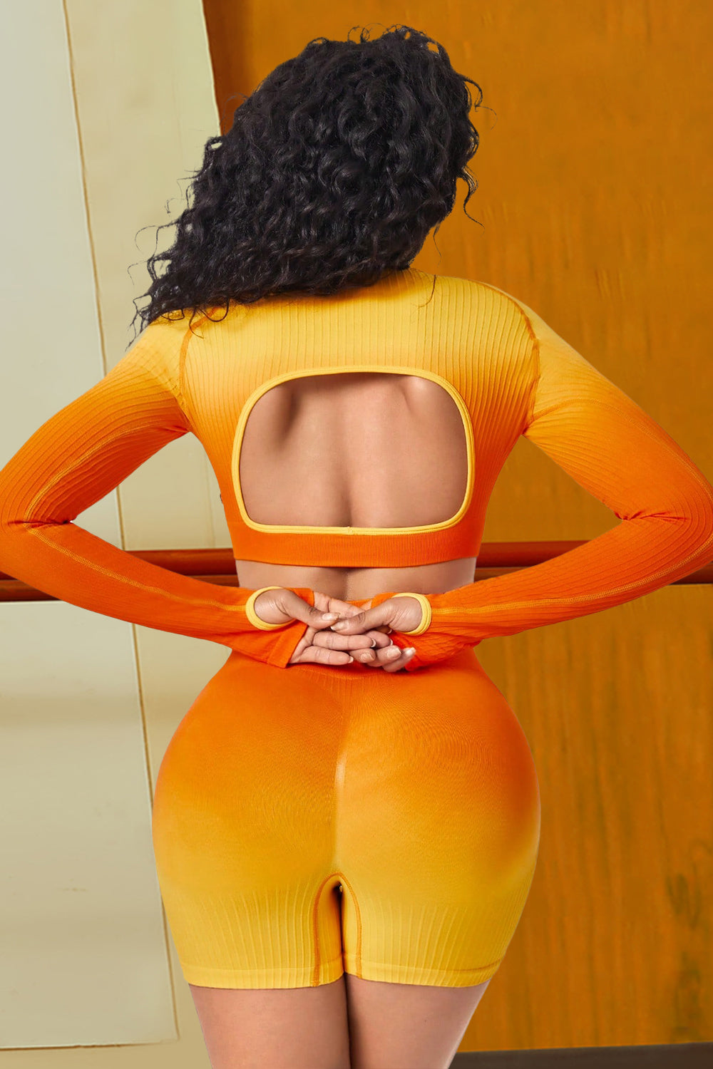 Gradient Sports Top and Shorts Set Secondary image
