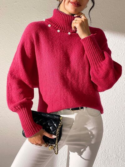 Turtleneck Long Sleeve Sweater Secondary image