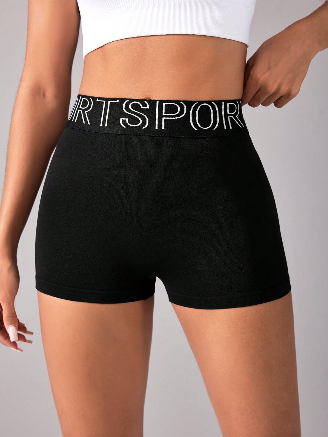 High Waist Active Shorts Main image