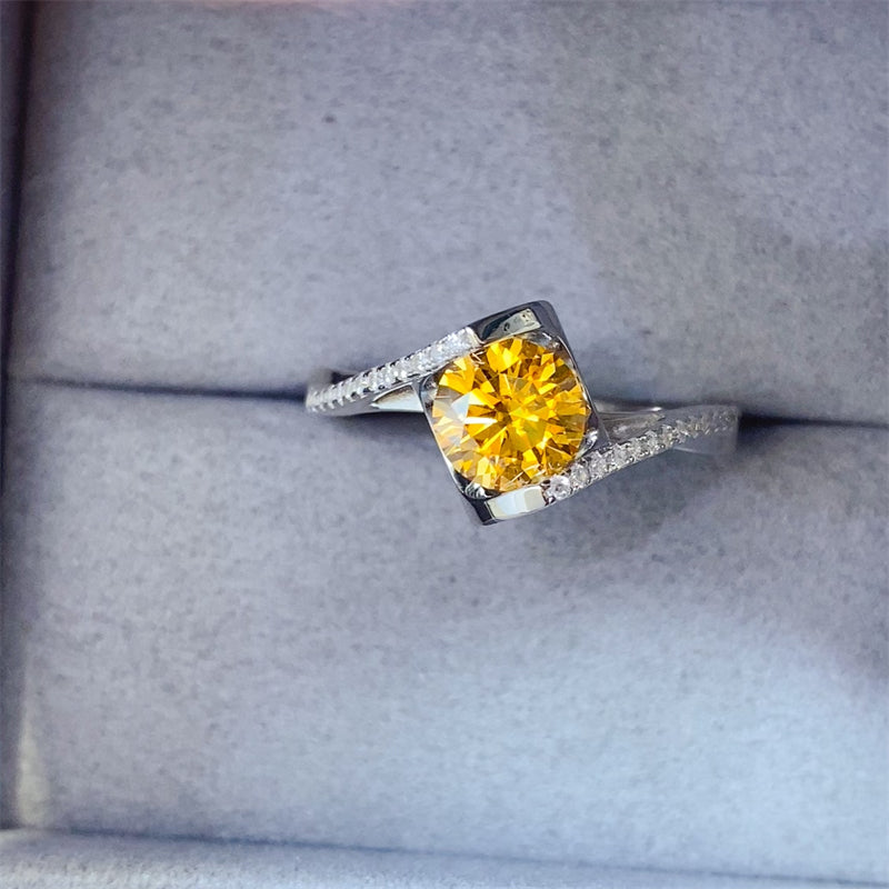 Moissanite 925 Sterling Silver Ring