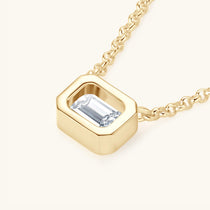 Moissanite 925 Sterling Silver Pendant Necklace