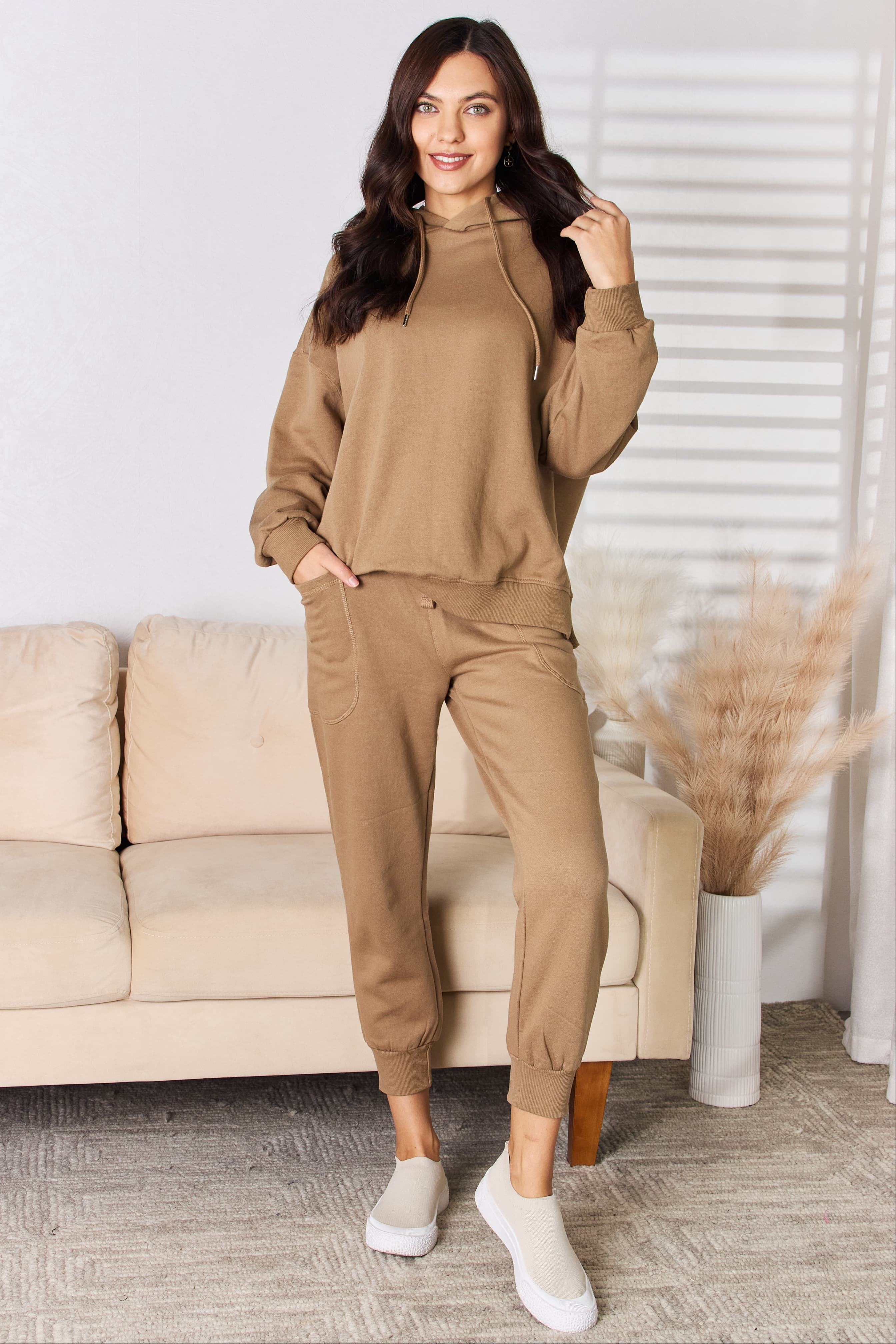 High Rise Relaxed Joggers Main image