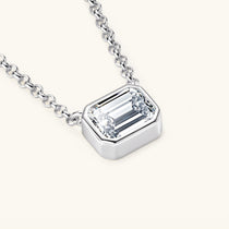 Moissanite 925 Sterling Silver Pendant Necklace